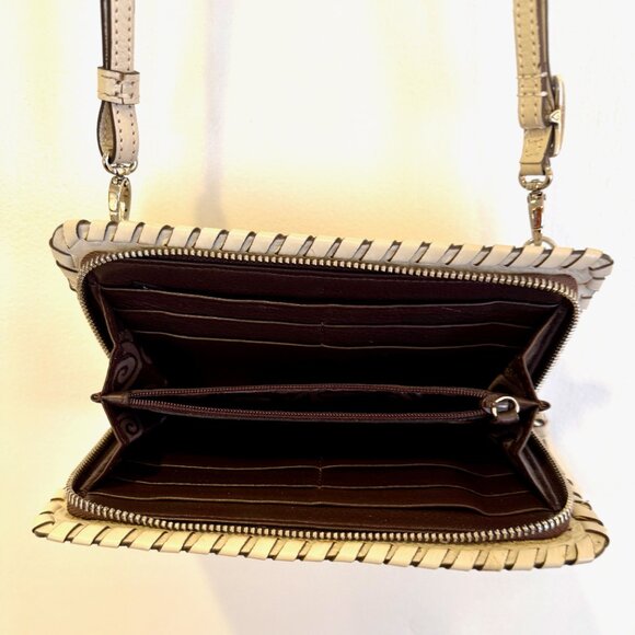 Brighton Ferrara Santorini Large Wallet Strap Crossbody - Picture 4 of 11